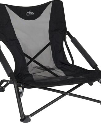 Cascade Mountain Tech Folding Camp Chair for Camping, Beach, Picnic, Barbqeues, Sporting Events with Carry Bag