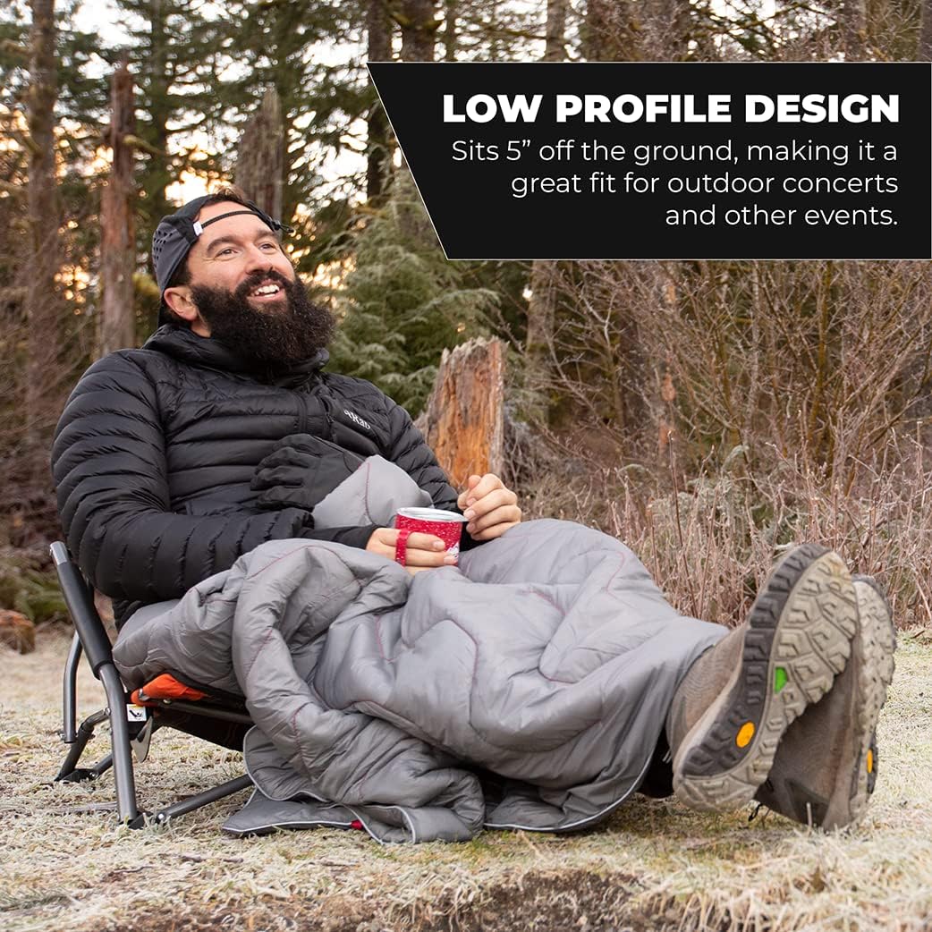 Cascade Mountain Tech Folding Camp Chair for Camping, Beach, Picnic, Barbqeues, Sporting Events with Carry Bag - Image 5